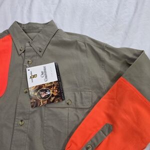 NWT Boyt/Bob Allen High Prairie Cotton Twill Long Sleeve Outdoor Hunting Shirt.L